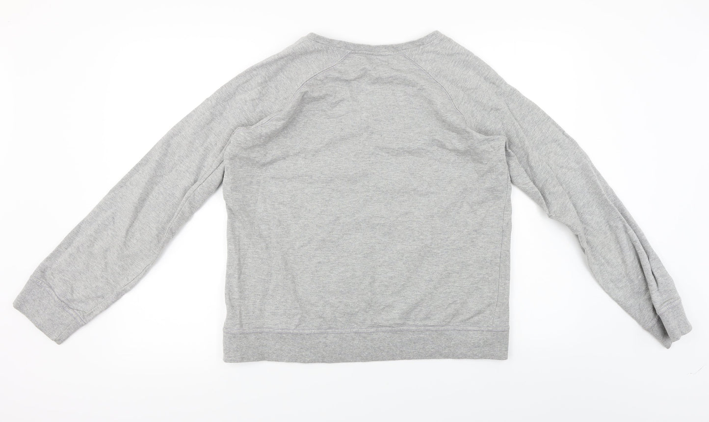 now on  Womens Grey Floral  Pullover Jumper Size XL