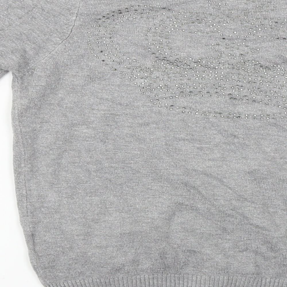 d-xel  Womens Grey   Cardigan Jumper Size 12