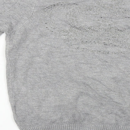 d-xel  Womens Grey   Cardigan Jumper Size 12