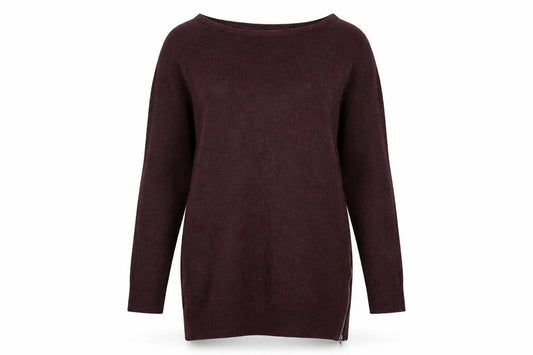 Very Womens Red  Knit Tunic Jumper Size 10