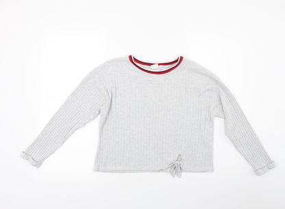 Zara Girls Grey   Pullover Sweatshirt Size 10 Years