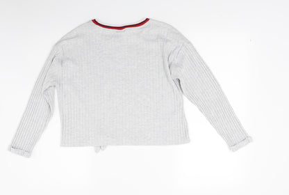 Zara Girls Grey   Pullover Sweatshirt Size 10 Years