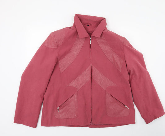 Womens UK Size 18 Finesse Red Jacket