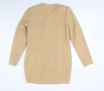 fasion union Womens Beige   Overcoat Coat Size 8