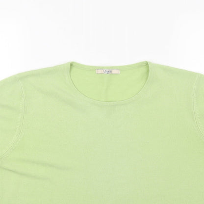 Marks and Spencer Womens Green  Knit Pullover Jumper Size 12