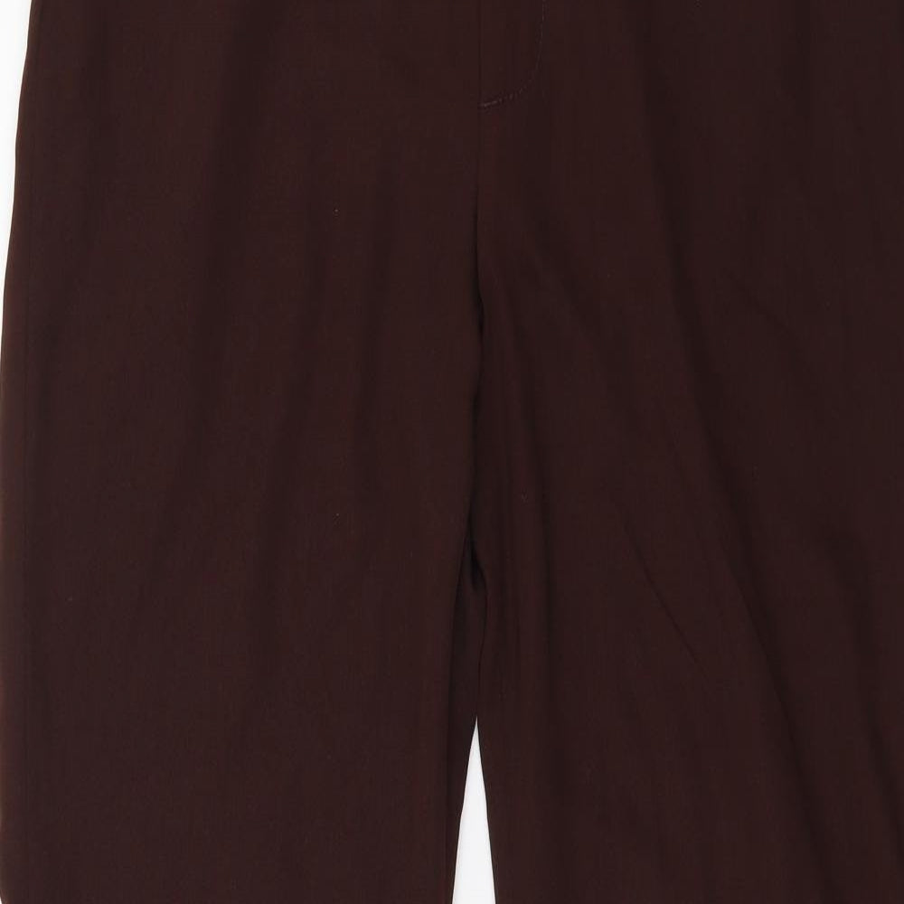Womens UK Size 31 in Preworn Regular Fit  Brown Trousers