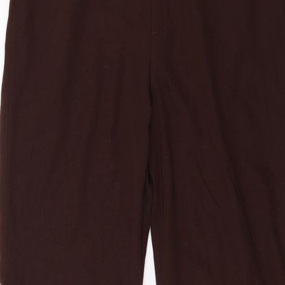 Womens UK Size 31 in Preworn Regular Fit  Brown Trousers