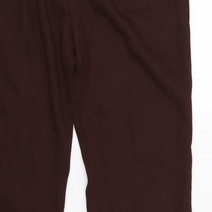 Womens UK Size 31 in Preworn Regular Fit  Brown Trousers