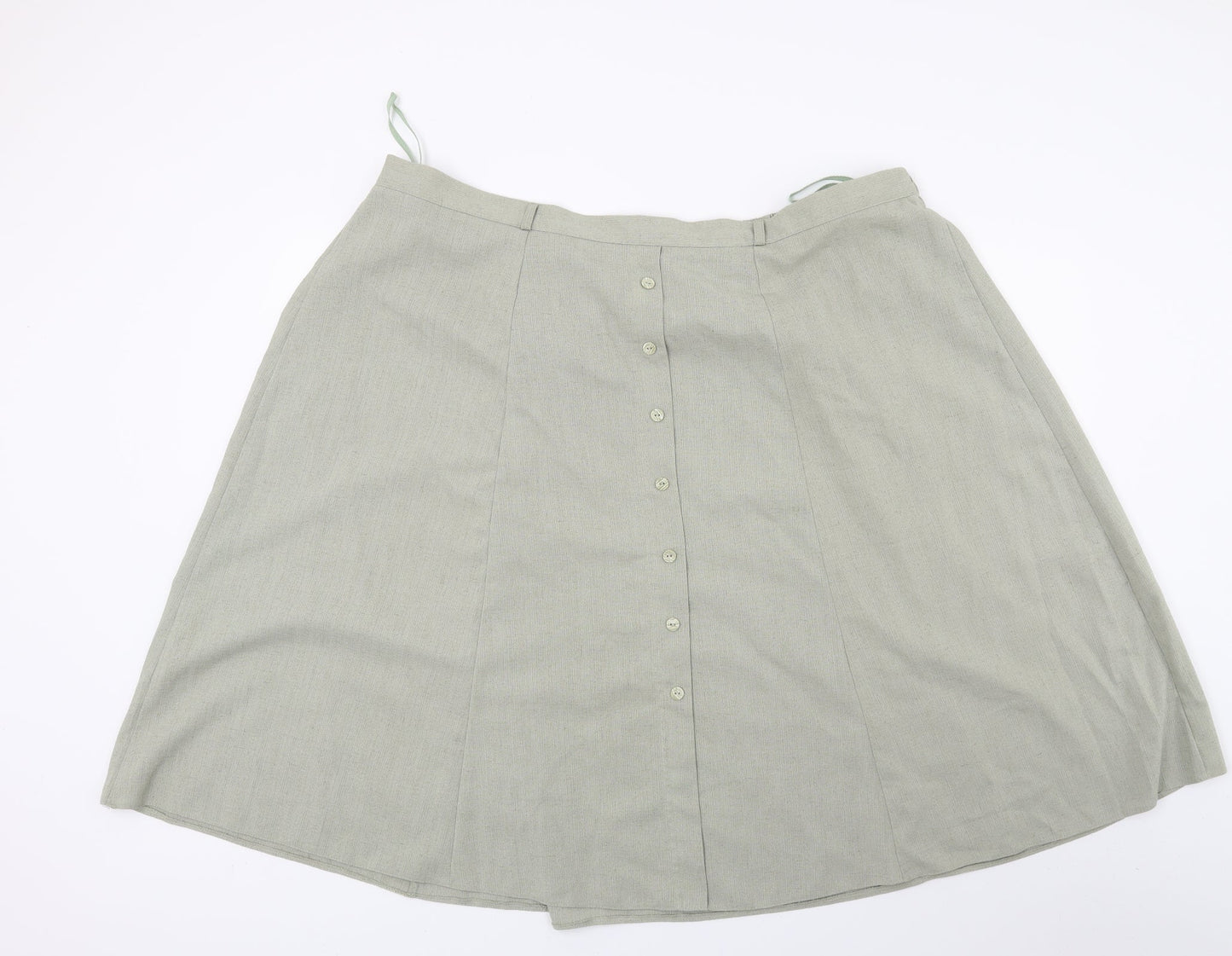 Bonmarché Womens Green   A-Line Skirt Size 24