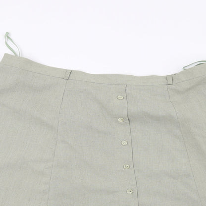Bonmarché Womens Green   A-Line Skirt Size 24