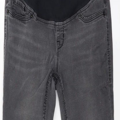 New Look Womens Grey  Denim Skinny Jeans Size 8 L27 in