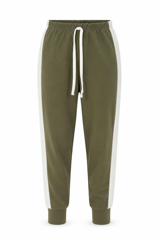 Womens UK Size 6 PRETTYLITTLETHING Regular Fit Jogger Green Trousers