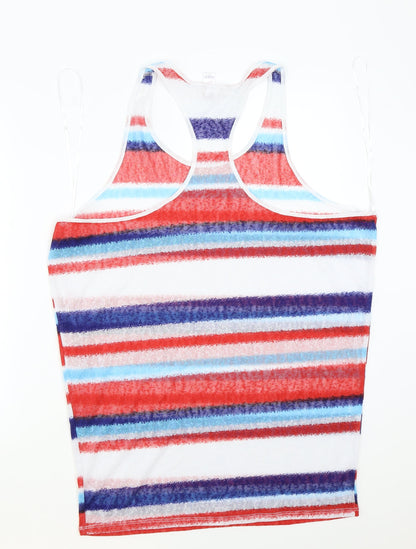 Womens UK Size 14 Ocean club White Basic Tank