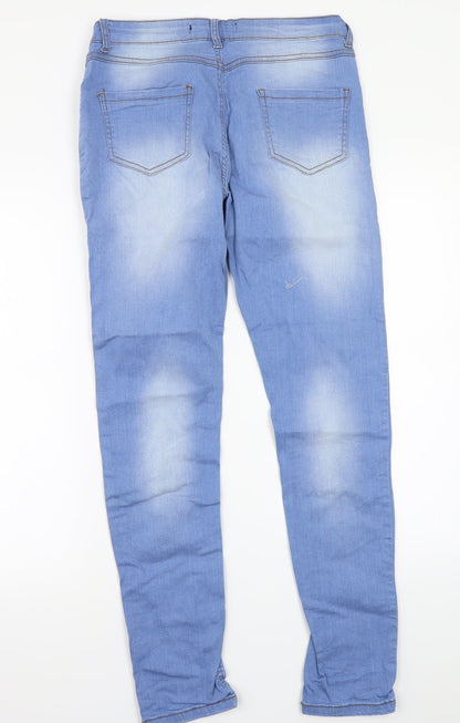 Select Womens Blue   Straight Jeans Size 12 L28 in