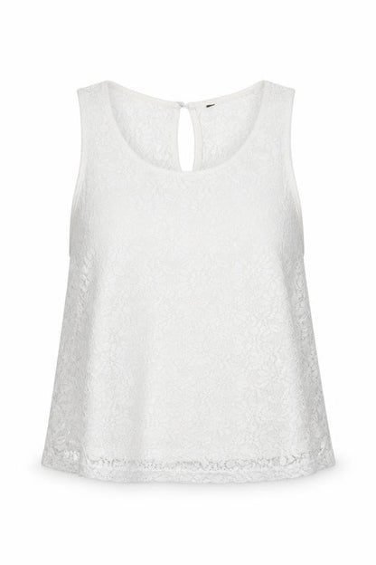 Womens UK Size 10 Topshop White Cropped T-Shirt