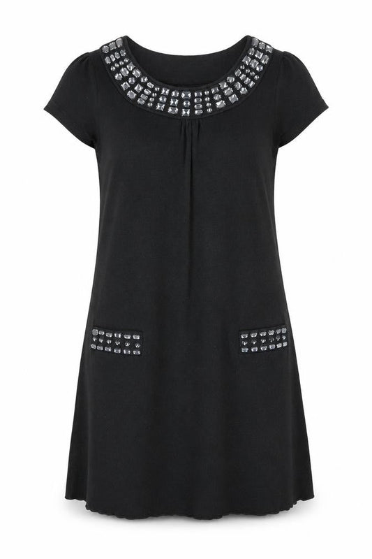 Uttam London Womens Grey  Rayon A-Line  Size M