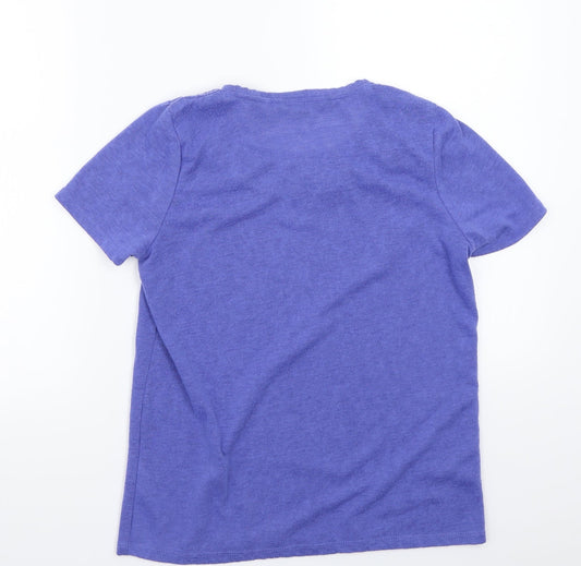 Bonmarché Womens Blue   Basic T-Shirt Size 10