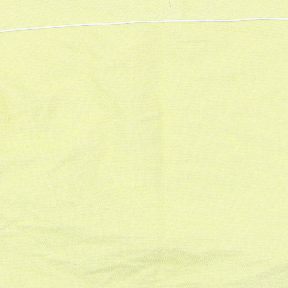 Womens UK Size S Preworn Yellow Basic T-Shirt