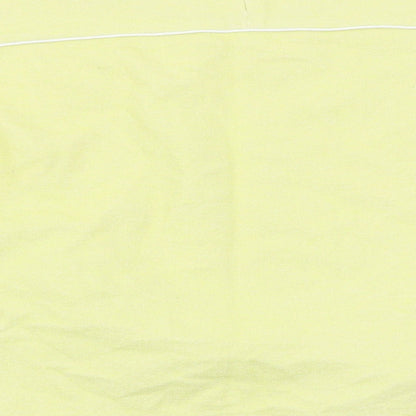 Womens UK Size S Preworn Yellow Basic T-Shirt