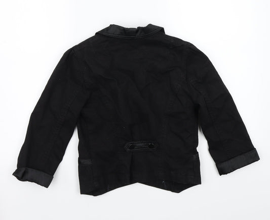 Womens UK Size 8 H&M Black Jacket