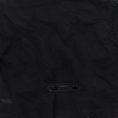 Womens UK Size 8 H&M Black Jacket