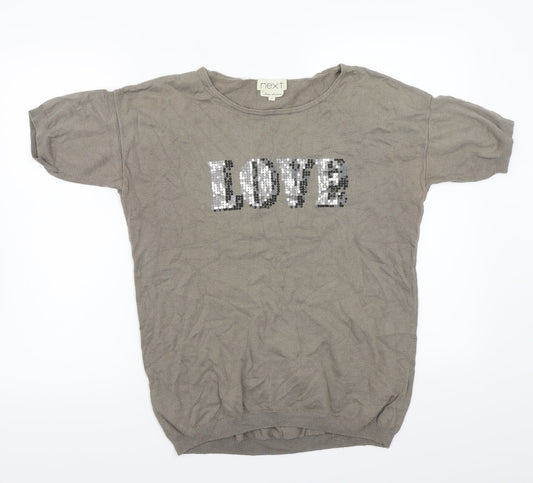 NEXT Womens Grey   Pullover Jumper Size 8