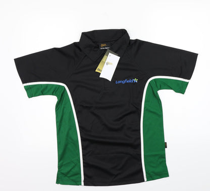 Falcon Boys Black   Basic T-Shirt Size M