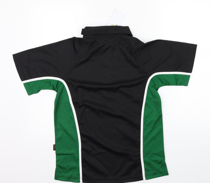 Falcon Boys Black   Basic T-Shirt Size M