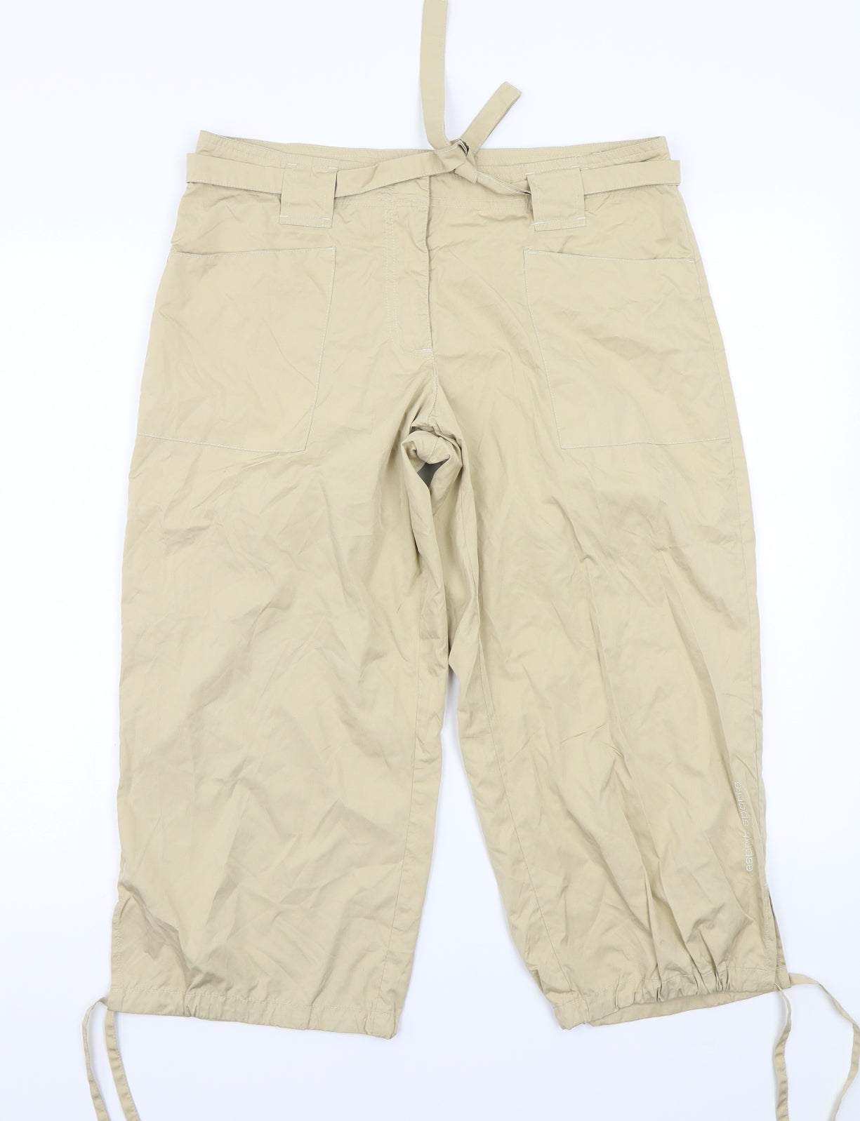 espirit Womens Beige   Cargo Trousers Size 14 L20 in