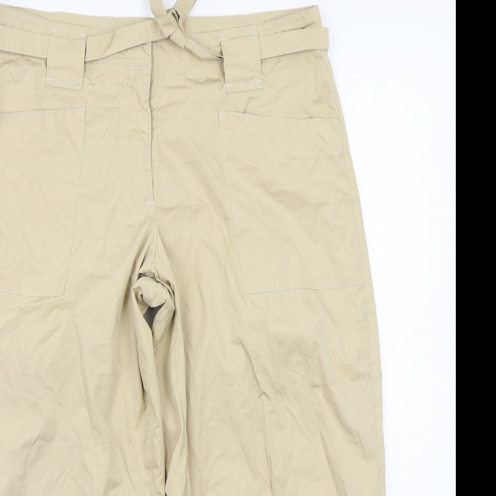 espirit Womens Beige   Cargo Trousers Size 14 L20 in