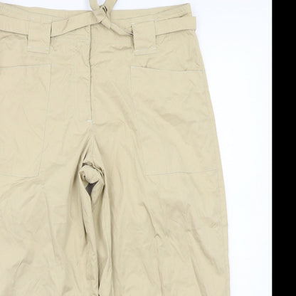 espirit Womens Beige   Cargo Trousers Size 14 L20 in