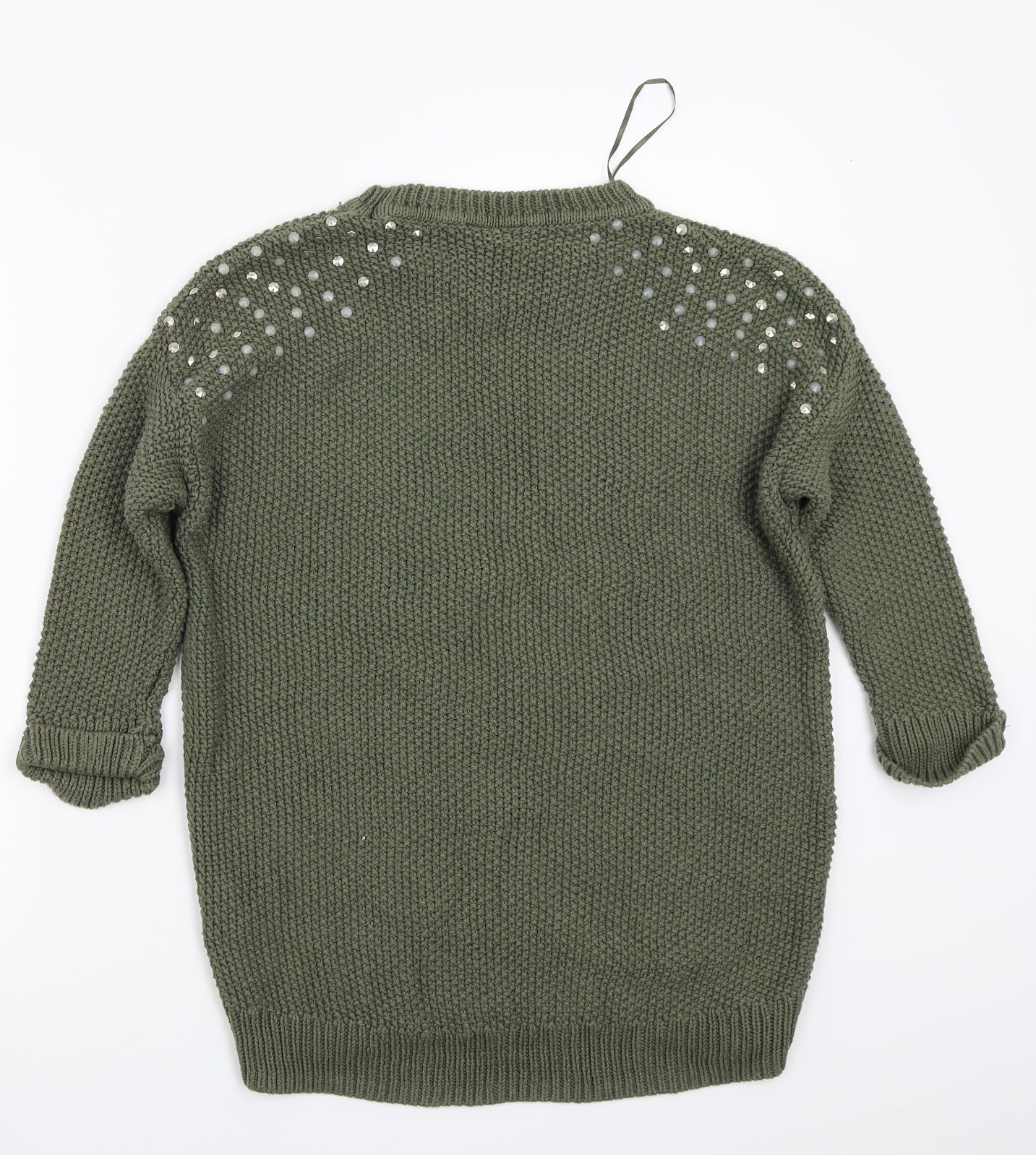 Topshop Womens Green   Pullover Jumper Size 6