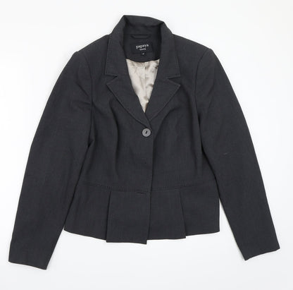 Papaya Womens Grey   Jacket Blazer Size 16