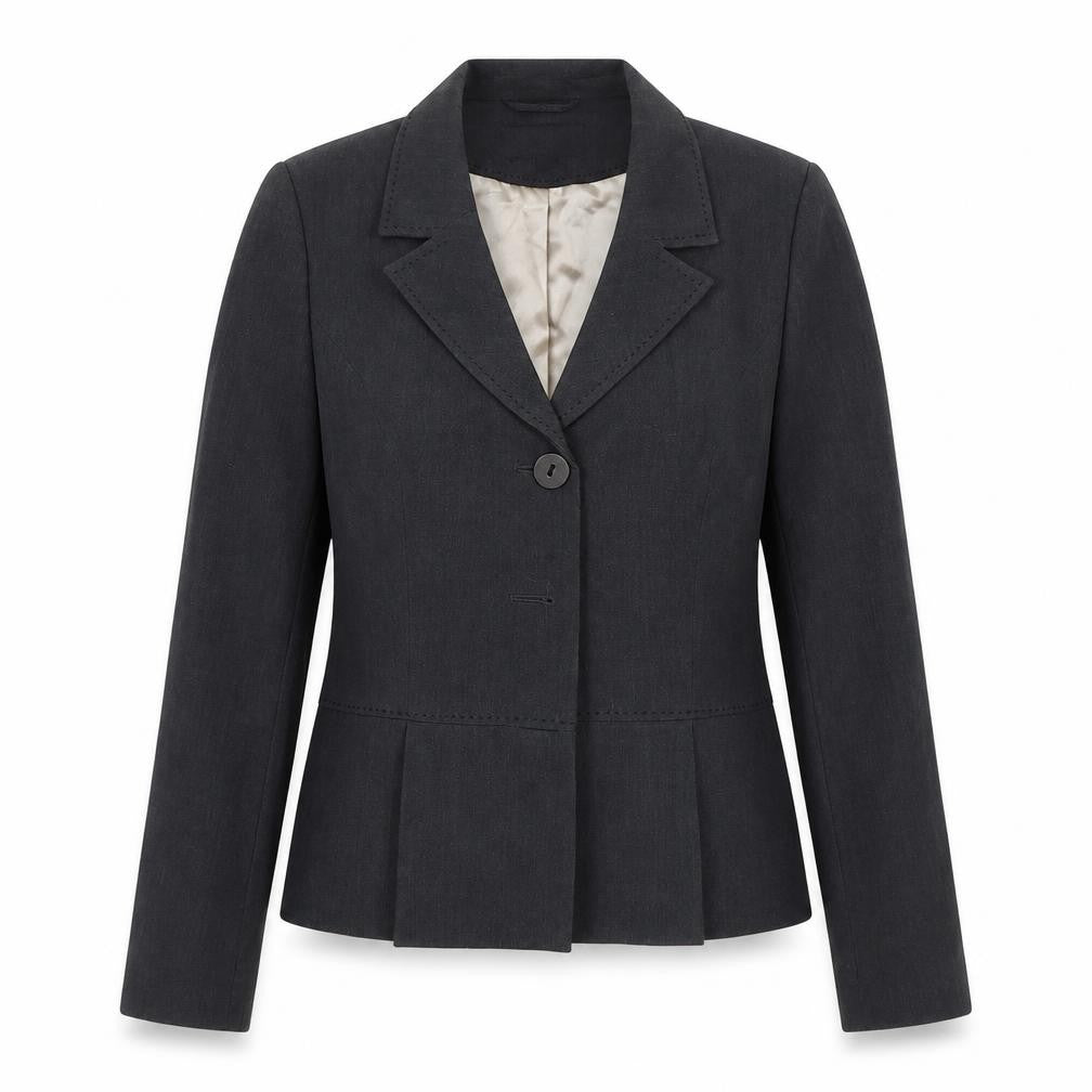 Womens UK Size 16 Papaya Regular Grey Blazer