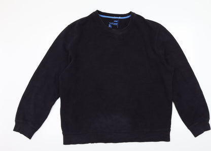 Easy Mens Black   Pullover Jumper Size XL