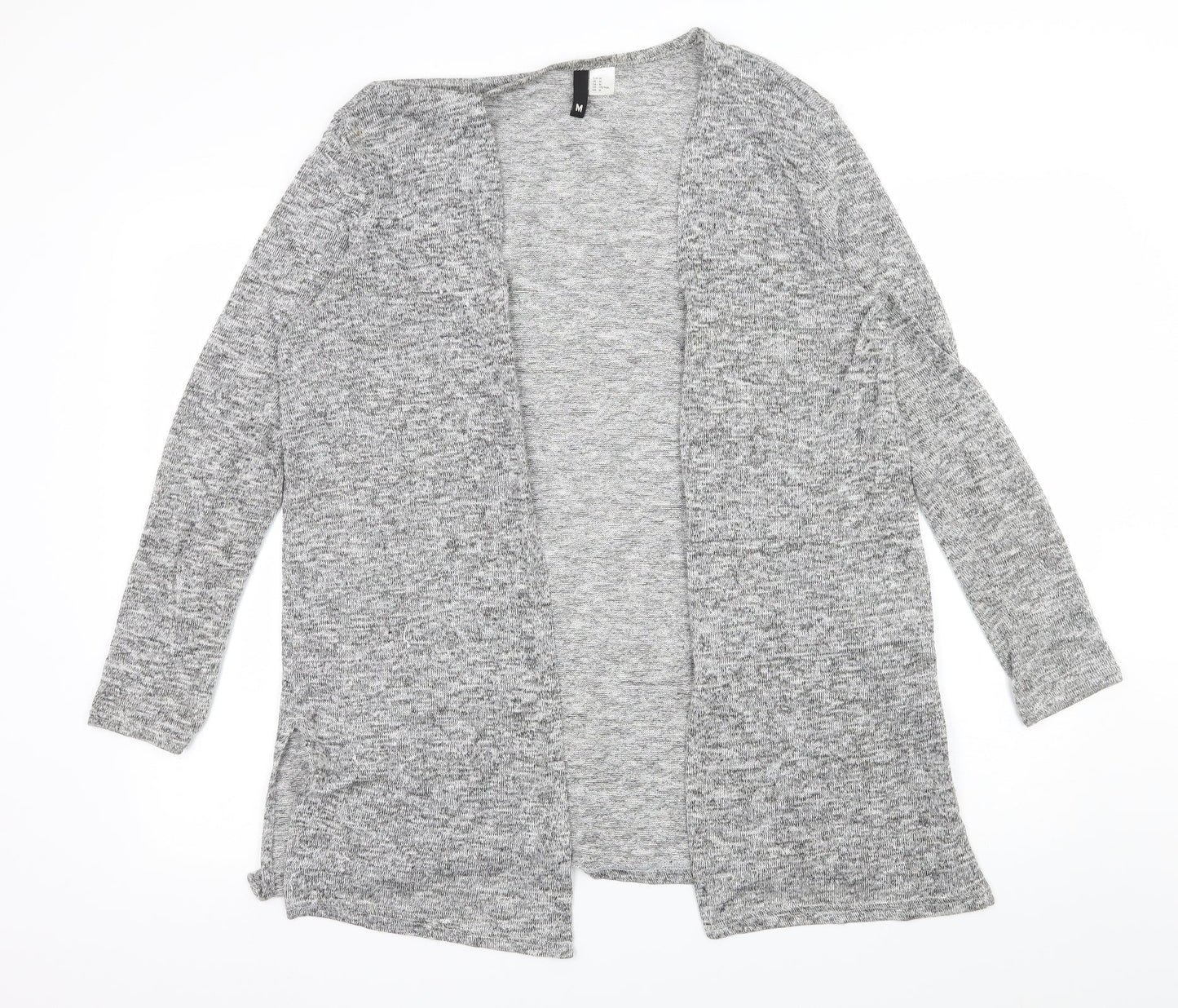 H&M Womens Grey  Knit Cardigan Jumper Size M