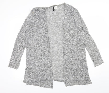 H&M Womens Grey  Knit Cardigan Jumper Size M
