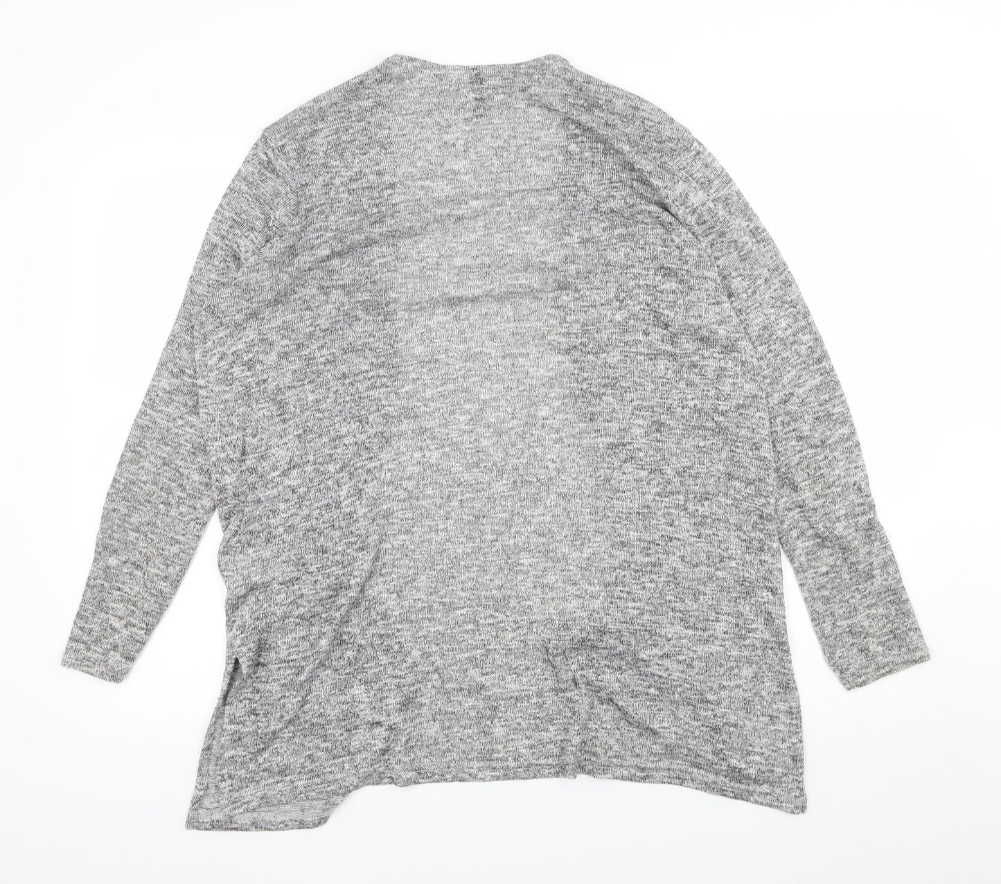 H&M Womens Grey  Knit Cardigan Jumper Size M