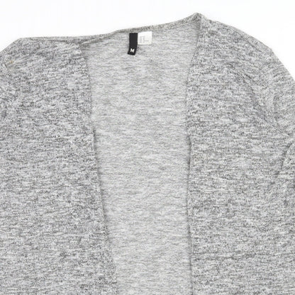 H&M Womens Grey  Knit Cardigan Jumper Size M