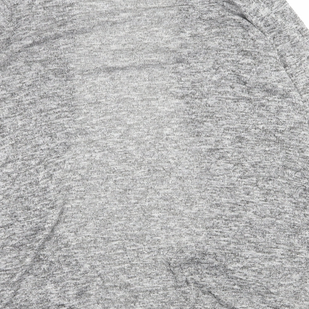 H&M Womens Grey  Knit Cardigan Jumper Size M