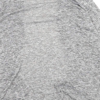 H&M Womens Grey  Knit Cardigan Jumper Size M