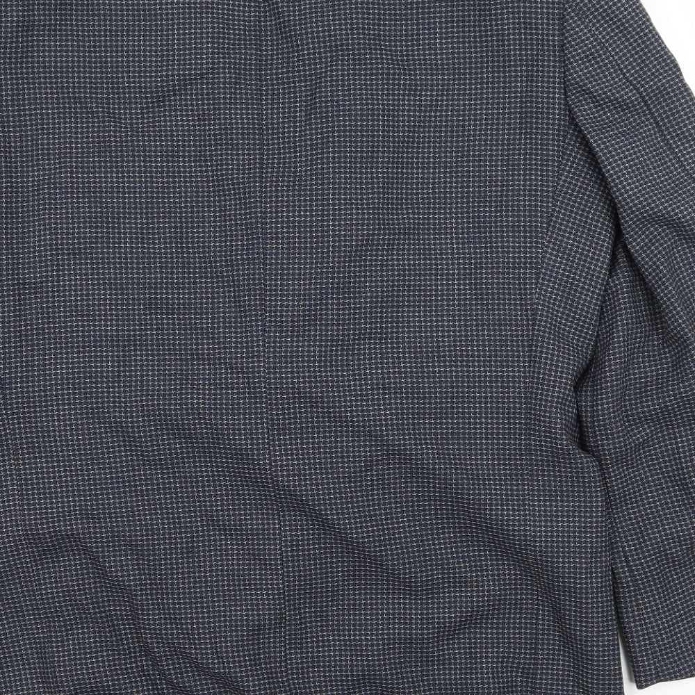 Mens UK Size M St Michael Regular Blue Suit Jacket