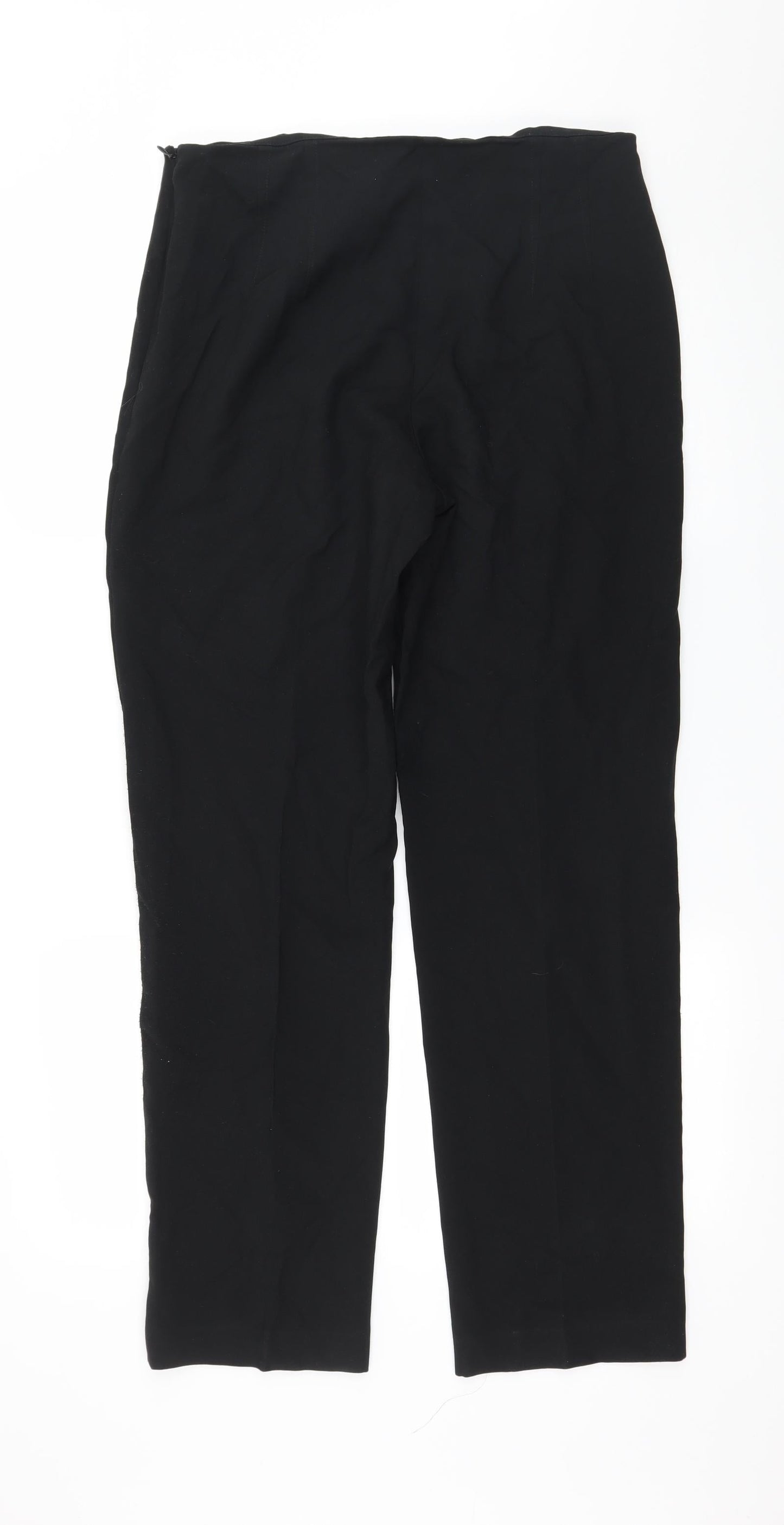 Womens UK Size 12 Marks and Spencer Regular Fit  Black Trousers