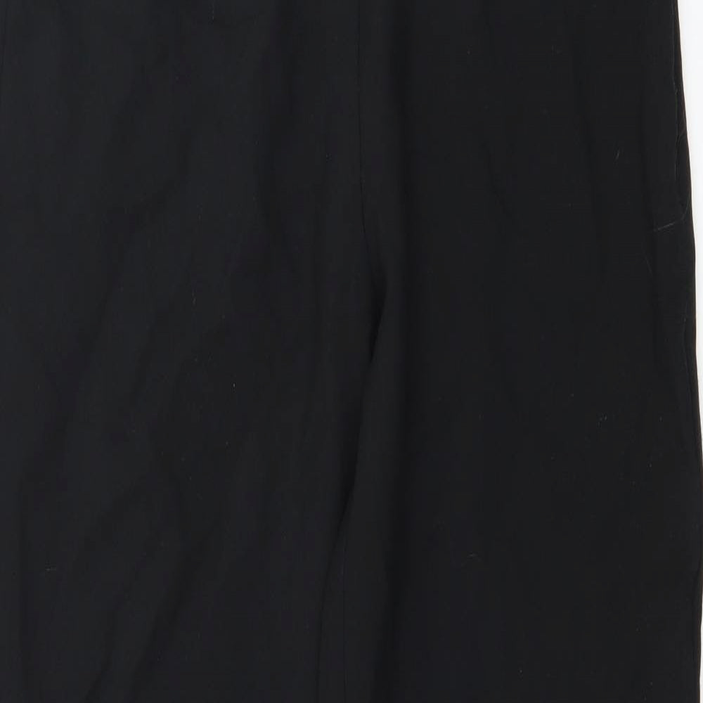 Womens UK Size 12 Marks and Spencer Regular Fit  Black Trousers