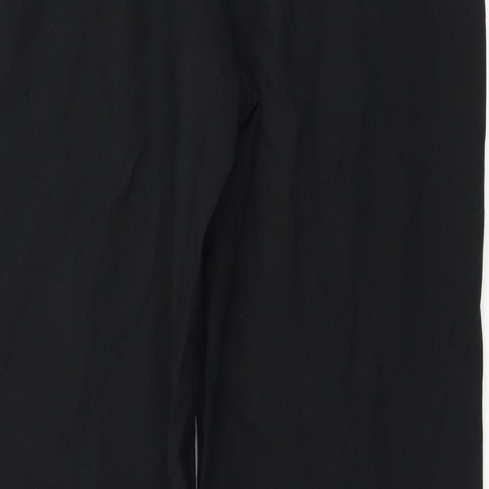 Womens UK Size 12 Marks and Spencer Regular Fit  Black Trousers