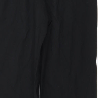 Womens UK Size 12 Marks and Spencer Regular Fit  Black Trousers