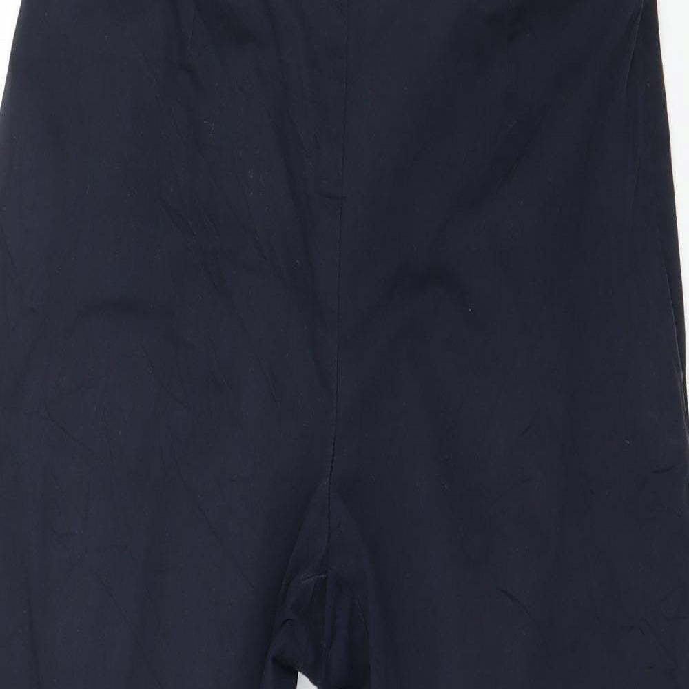 Womens UK Size 10 Marks and Spencer Regular Fit  Blue Trousers