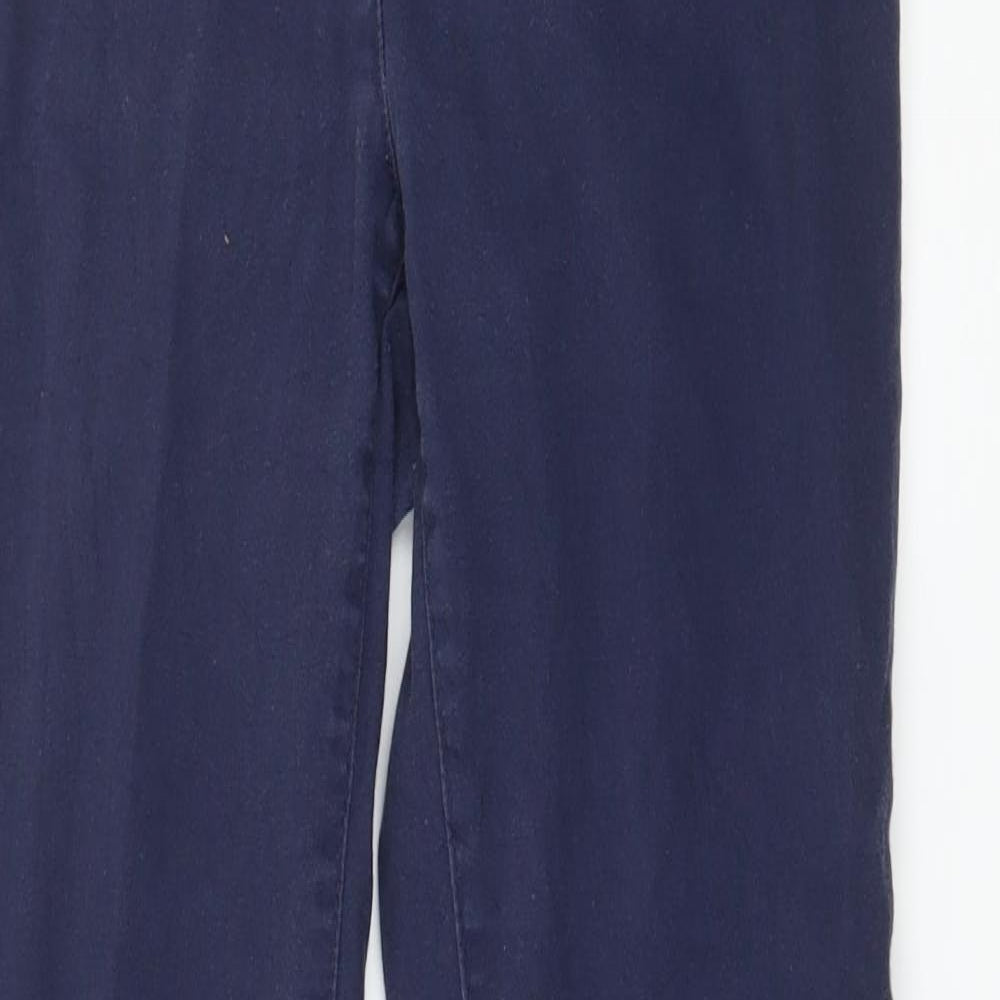 Womens UK Size 30 in H&M Regular Fit  Blue Trousers