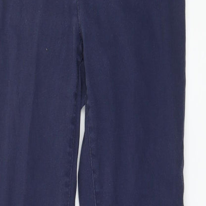Womens UK Size 30 in H&M Regular Fit  Blue Trousers