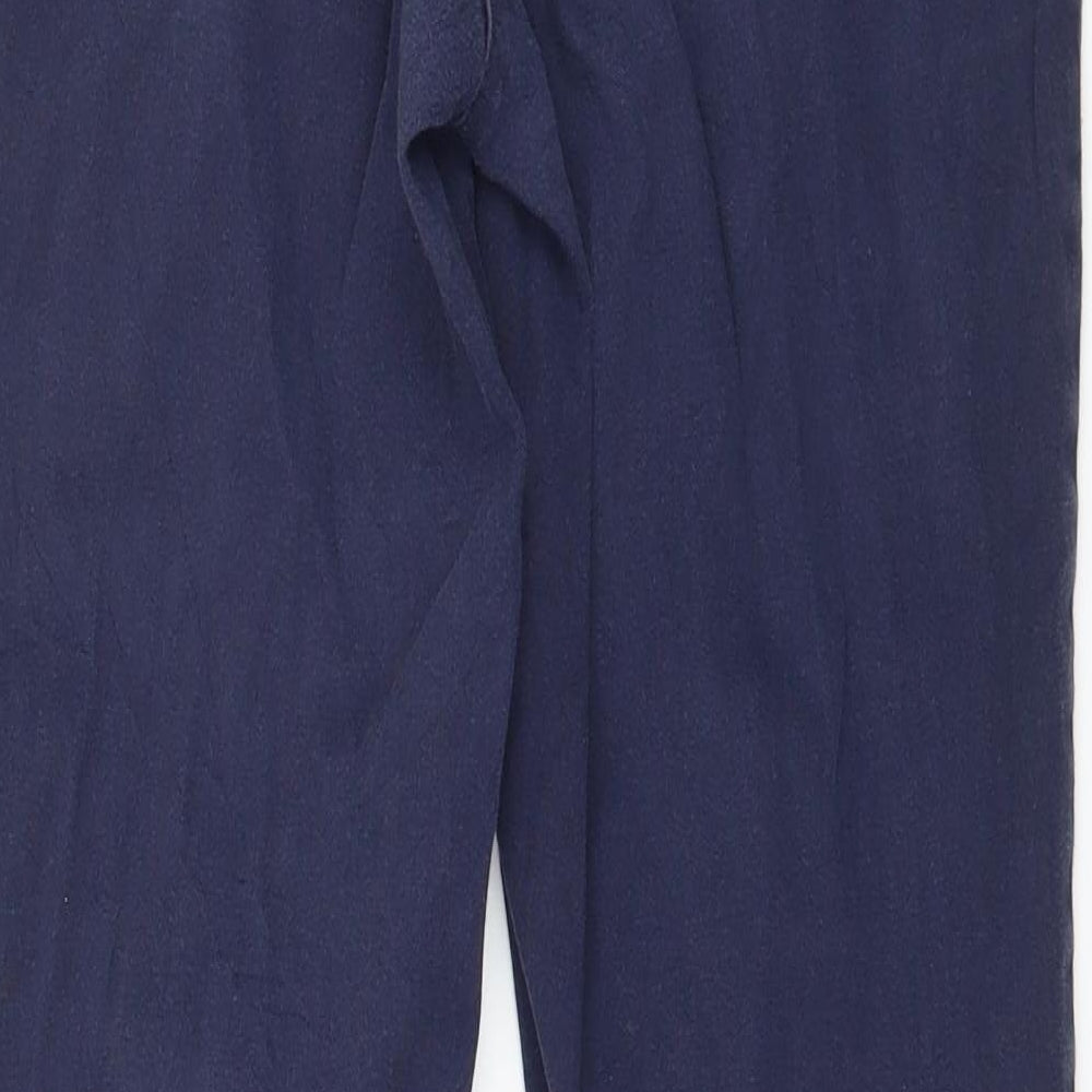 Womens UK Size 30 in H&M Regular Fit  Blue Trousers